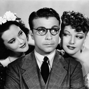 NAUGHTY BUT NICE, from left, Gale Page, Dick Powell, Ann Sheridan, 1939.