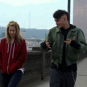 Laura Ramsey as Lexi and Matthew Carey as Shaggy in "1 Out of 7." photo 2