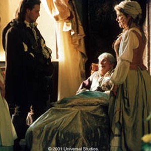 Madame LaCrosse (TSILLA CHELTON, reclining), Francesca (MENA SUVARI) and D'Artagnan (JUSTIN CHAMBERS) all do what they can to save the Queen of France (CATHERINE DENEUVE, right). photo 2