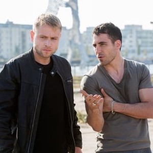 Sense8, Max Riemelt (L), Miguel Ángel Silvestre (R), 'We Will All Be Judged by the Courage of Our Hearts', Season 1, Ep. #8, 06/05/2015, ©NETFLIX