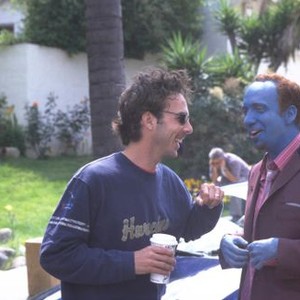 BIG FAT LIAR, Director Shawn Levy, Paul Giamatti on the set, 2002. (c) Universal Pictures.