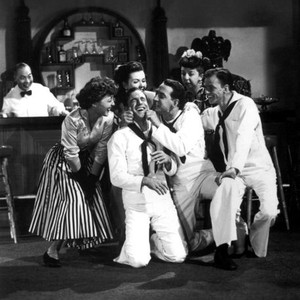 ON THE TOWN, Peter Chong, Betty Garrett, Ann Miller, Gene Kelly, Jules Munshin, Alice Pearce, Frank Sinatra, 1949
