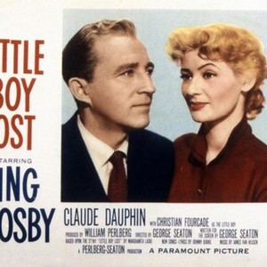 LITTLE BOY LOST, Bing Crosby, Nicole Maurey, 1953