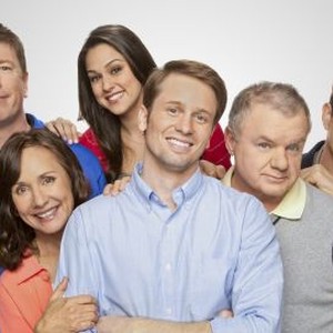 Jimmy Dunn, Laurie Metcalf, Kelen Coleman, Tyler Ritter, Jack McGee and Joey McIntyre (from left)