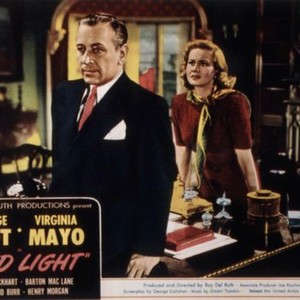 RED LIGHT, George Raft, Virginia Mayo, 1949