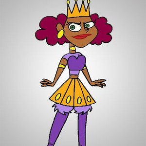 Queen Glimia is voiced by Erica Luttrell