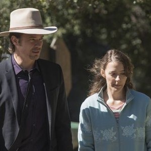 Justified, Timothy Olyphant (L), Abby Miller (R), 'Peace of Mind', Season 4, Ep. #12, 03/26/2013, ©FX