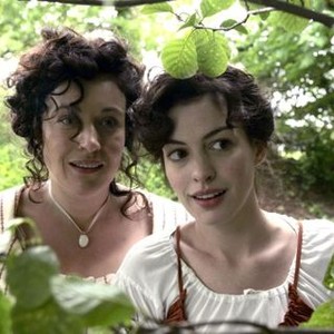 BECOMING JANE, Lucy Cohu, Anne Hathaway as Jane Austen, 2007. ©Miramax