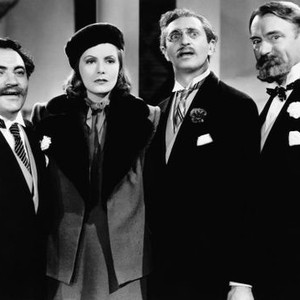 NINOTCHKA, from left: Alexander Granach, Greta Garbo, Felix Bressart, Sig Ruman, 1939