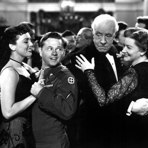 LOVE LAUGHS AT ANDY HARDY, Lina Romay, Mickey Rooney, Lewis Stone, Fay Holden, 1946