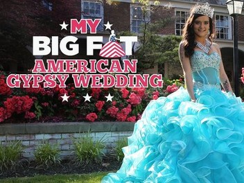 My big fat american gypsy wedding rainbow dress online