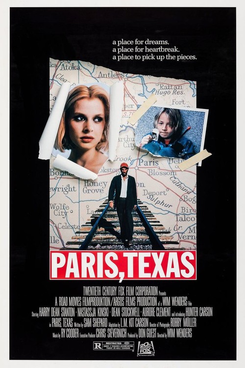 Paris, Texas poster