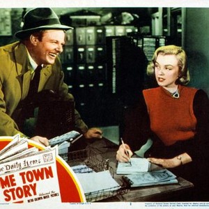 HOMETOWN STORY, Alan Hale Jr., Marilyn Monroe, 1951