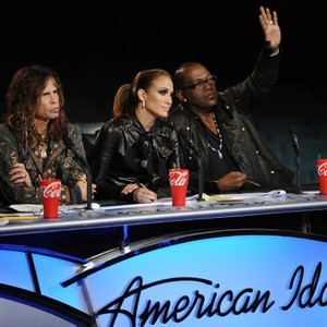 American Idol, Jennifer Lopez, Randy Jackson, Steven Tyler, Season 11, 1/18/2012, ©FOX