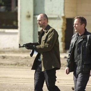 24: Live Another Day, Branko Tomovic (L), Kiefer Sutherland (R), 'Day 9: 10:00 PM - 11:00 AM', Season 1, Ep. #12, 07/14/2014, ©FOX