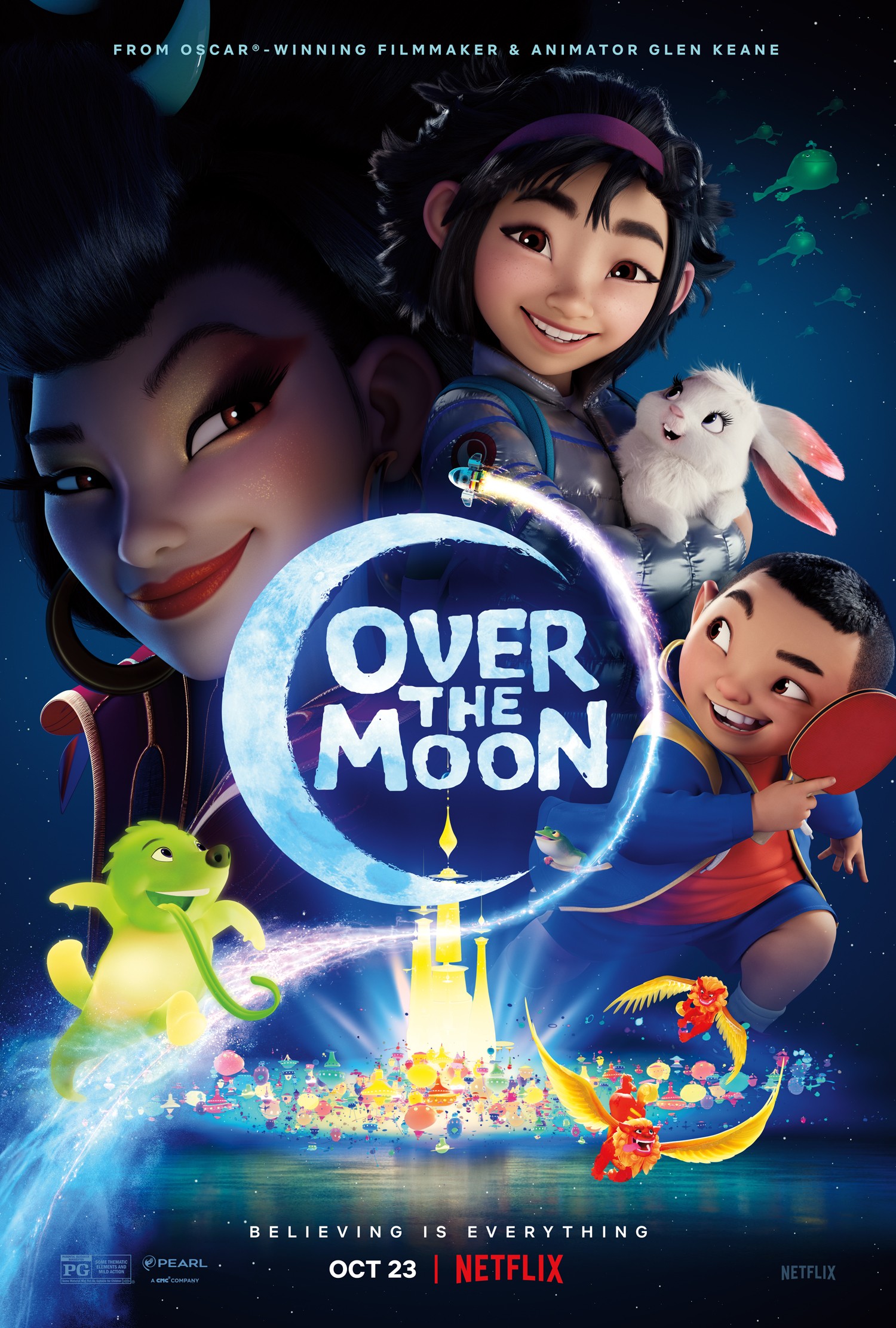 Over the Moon Movie Clip - Meet Gobi (2020)