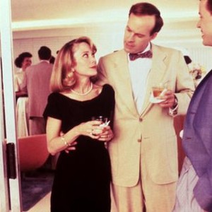 LONG WALK HOME, Sissy Spacek, Dwight Schultz, 1990, husband and wife at a party