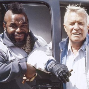 Mr. T (left) and George Peppard