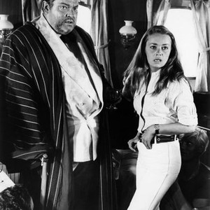 THE SAILOR FROM GIBRALTAR, Orson Welles, Jeanne Moreau, 1967