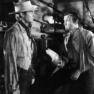 WESTERN UNION, from left, Randolph Scott, Dean Jagger, 1941, TM and copyright ©20th Century Fox Film Corp. All rights reserved