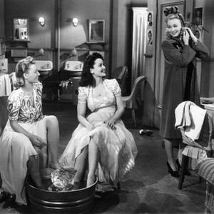 DANCE HALL, June Storey (seated center), Carole Landis (standing right), 1941, TM & Copyright © 20th Century Fox Film Corp