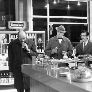 PLAYTIME, Jacques Tati (center), 1967