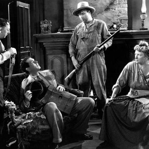 MURDER, HE SAYS, Porter Hall, Fred MacMurray, Peter Whitney, Marjorie Main, 1945