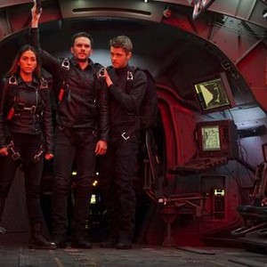 Marvel's Agents of S.H.I.E.L.D., Natalia Cordova-Buckley (L), Juan Pablo Raba (C), Luke Mitchell (R), 'The Team', Season 3, Ep. #17, 04/19/2016, ©ABC
