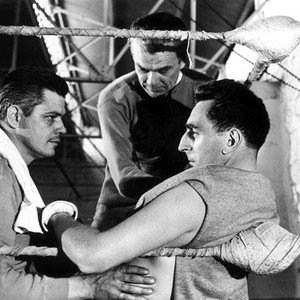 CANON CITY, Robert Bice, Ray Bennett (back), Jeff Corey, 1948