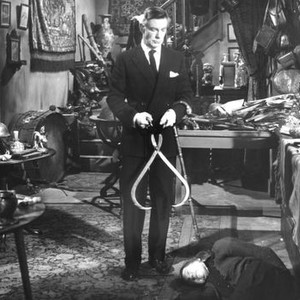 HORRORS OF THE BLACK MUSEUM, from left: Michael Gough, Beatrice Varley, 1959
