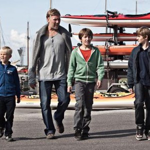 IN A BETTER WORLD, (aka HAEVNEN, aka CIVILIZATION, aka CIVILISATION), from left: Toke Lars Bjarke, Mikael Persbrandt, Markus Rygaard, William Johnk Nielsen, 2010. ph: Per Arnesen/©Sony Pictures Classics