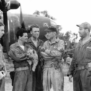 AIR FORCE, Ward Wood, John Garfield, Ray Montgomery, Harry Carey, George Tobias, 1943