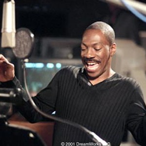 EDDIE MURPHY is the voice of the Donkey, who will do anything for Shrek--except shut up--in DreamWorks Pictures' irreverent computer animated comedy SHREK. photo 16