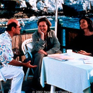 Zack Norman as Kaz Naiman, Greta Scacchi as Alice Palmer, and Anouk Aimèe as Millie Marquand, in Henry Jaglom's biting romantic comedy FESTIVAL IN CANNES.