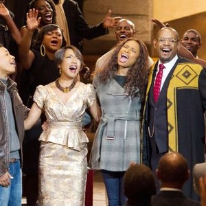 BLACK NATIVITY, from left: Jacob Latimore, Angela Bassett, Jennifer Hudson, Forest Whitaker, 2013. ph: Phil Bray/TM and ©copyright Fox Searchlight Pictures. All rights reserved.