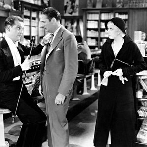 THREE WISE GIRLS, from left: Walter Byron, Walter Miller, Jean Harlow, 1932