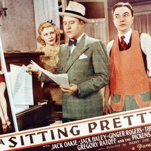 SITTING PRETTY, left top to bottom: Jack Haley, Jack Oakie, Ginger Rogers, center from left: Ginger Rogers, Jack Oakie, Jack Haley, 1933