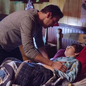 INSIDIOUS: CHAPTER 2, from left: Patrick Wilson, Ty Simpkins, 2013. ph: Matt Kennedy/©FilmDistrict