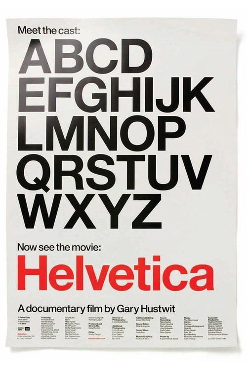 Helvetica poster
