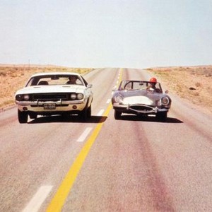 VANISHING POINT, Barry Newman (in car left), 1971, TM & Copyright © 20th Century Fox Film Corp
