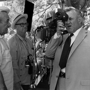 THE LIBERATION OF L.B. JONES, director William Wyler, cinematographer Robert Surtees, Lee J. Cobb, on-set, 1970