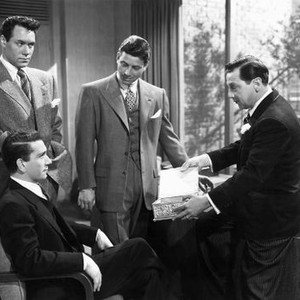 HOUSE OF STRANGERS, Richard Conte (seated), 1949. TM and Copyright (c) 20th Century Fox Film Corp. All rights reserved.