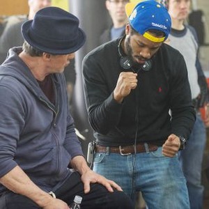Creed, Sylvester Stallone (L), Ryan Coogler (R), 2015. ph: Barry Wetcher/©Warner Bros.