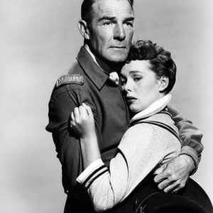 THUNDER OVER THE PLAINS, from left: Randolph Scott, Phyllis Kirk, 1953