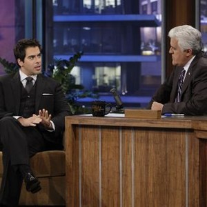 The Tonight Show With Jay Leno, Eli Roth (L), Jay Leno (R), 'Season', ©NBC