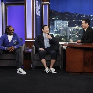 Jimmy Kimmel Live: Game Night, Snoop Dogg (L), PSY (C), Jimmy Kimmel (R), 'Night 2', Season 1, Ep. #2, 06/08/2008, ©ABC