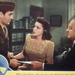 THE CLOCK, Robert Walker, Judy Garland, Chester Clute, 1945