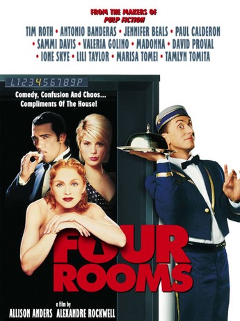 映画ポスター Four Rooms キャスト集合 USAオリジナル ヴィンテージ