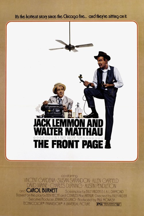 The Front Page poster