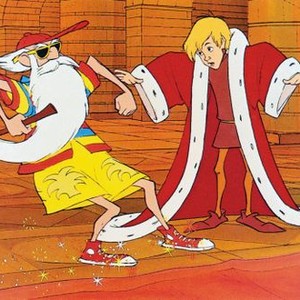 THE SWORD IN THE STONE, from left, Merlin (voiced by Karl Swenson), Arthur (voiced by Rickie Sorensen), 1963, ©Walt Disney Pictures